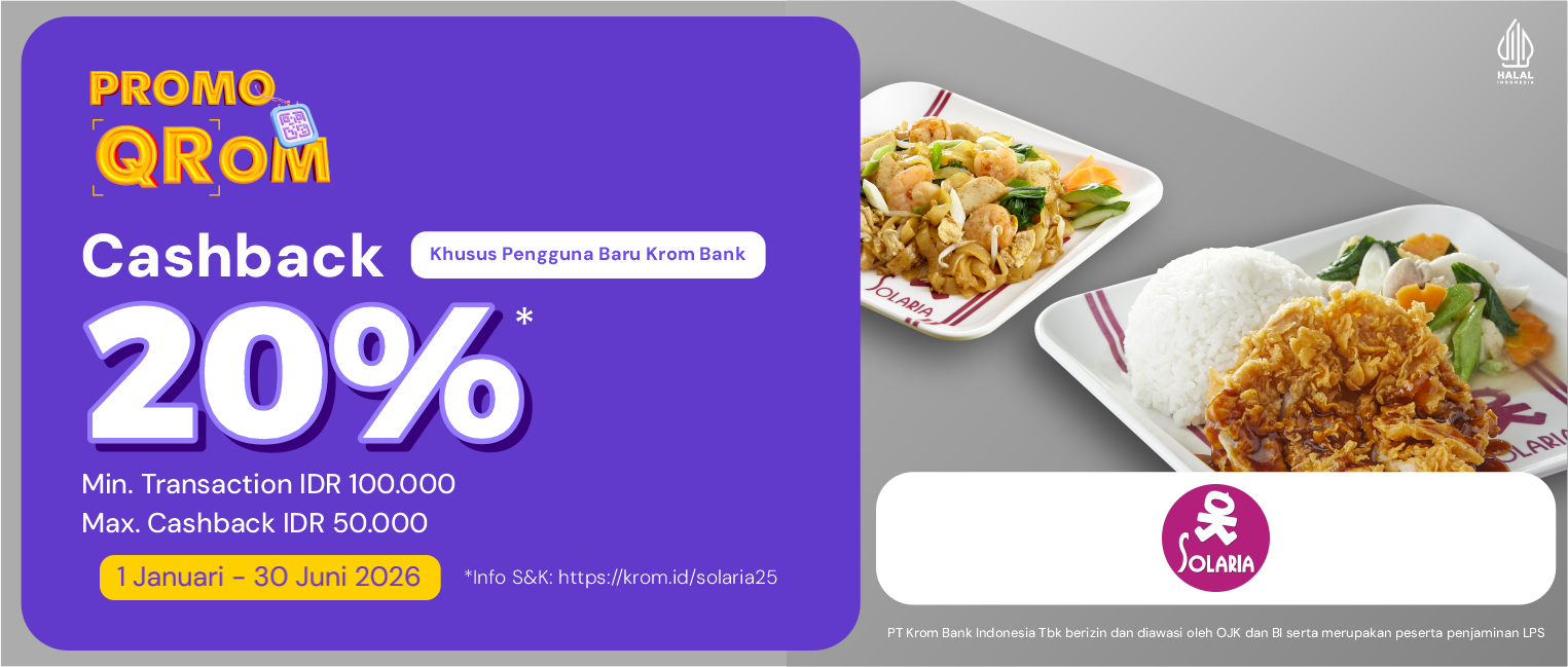 Cashback QRIS Krom: Solaria