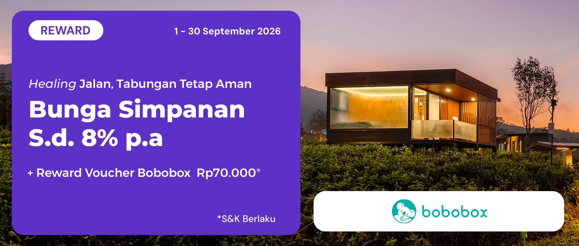 Promo Krom x Bobobox – Reward Voucher Bobobox